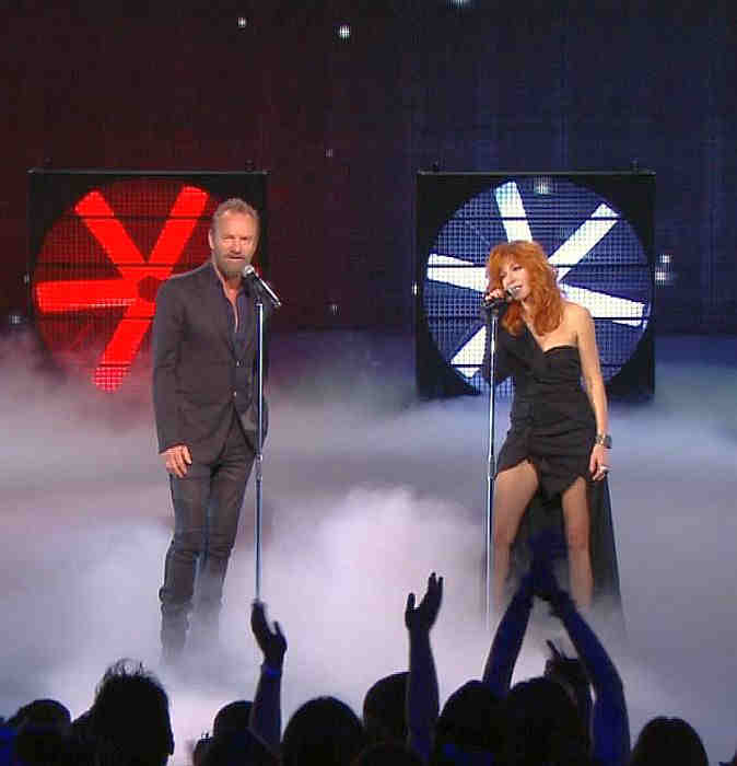 Mylène Farmer et Sting
