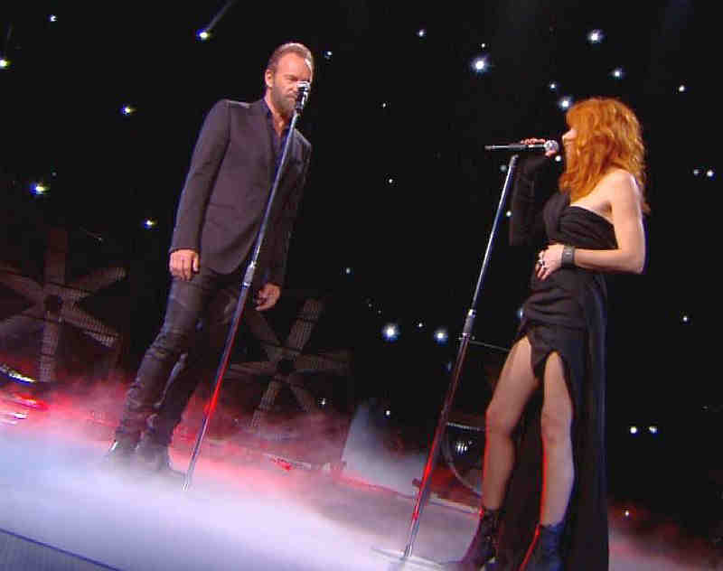 Mylène Farmer et Sting