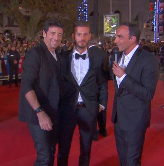 Patrick Bruel, M Pokora et Nikos Aliagas NRJ awards 2014 Cannes