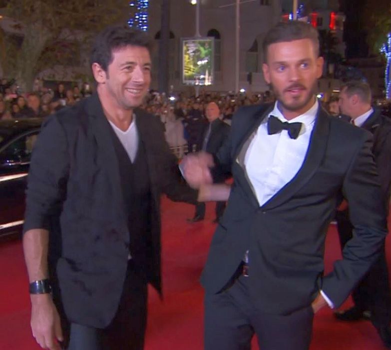 Patrick Bruel, M Pokora  NRJ awards 2014 Cannes