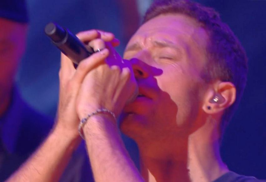 Chris Martin, le chanteur de Cold Play