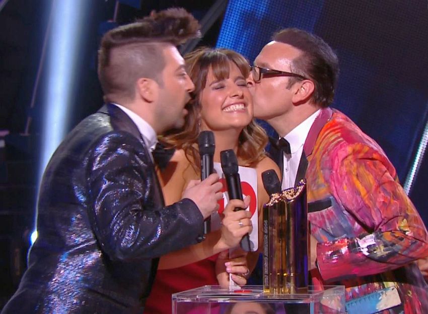 Chris Marquez, Laetitia Milo et Jean-Marc Généreux aux NRJ awards 2014
