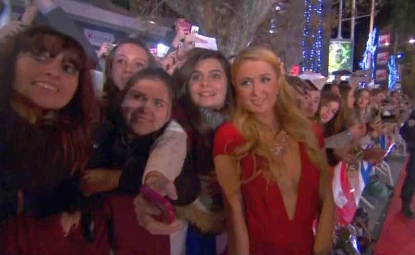 Paris Hilton, selfie à Cannes