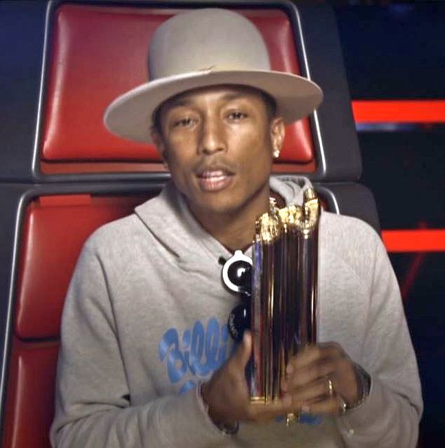 Pharell Williams NRJ award 2014