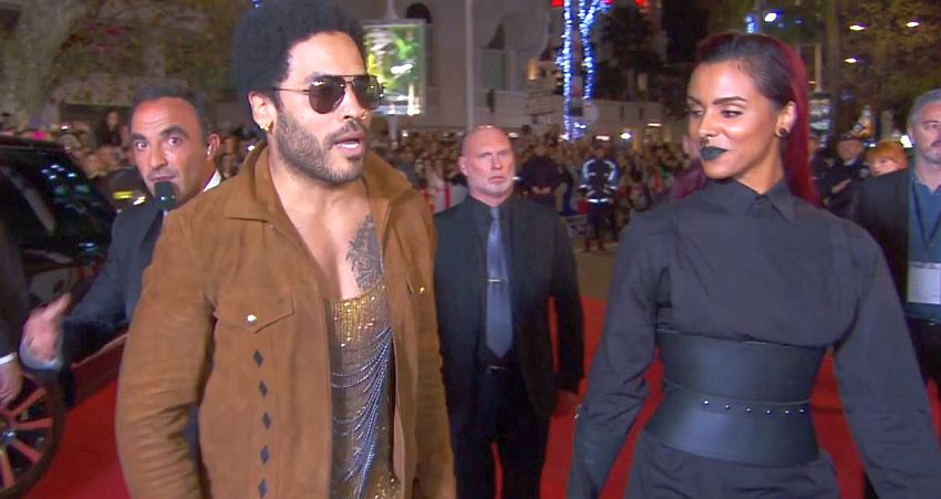 Shy'm et Lenny Kravitz Cannes 2014 NRJ awards